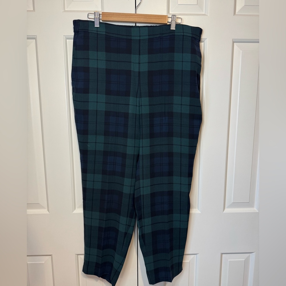 J. Crew Tartan Jamie Ankle Pant sz 16 - Picture 5 of 8